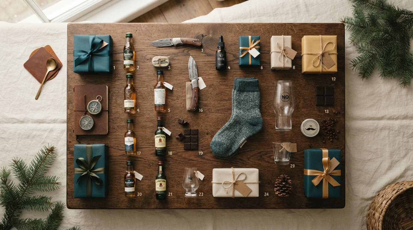 Adventní kalendář pro muže: 24 dní radosti - tip na darček od Chytrej dárek