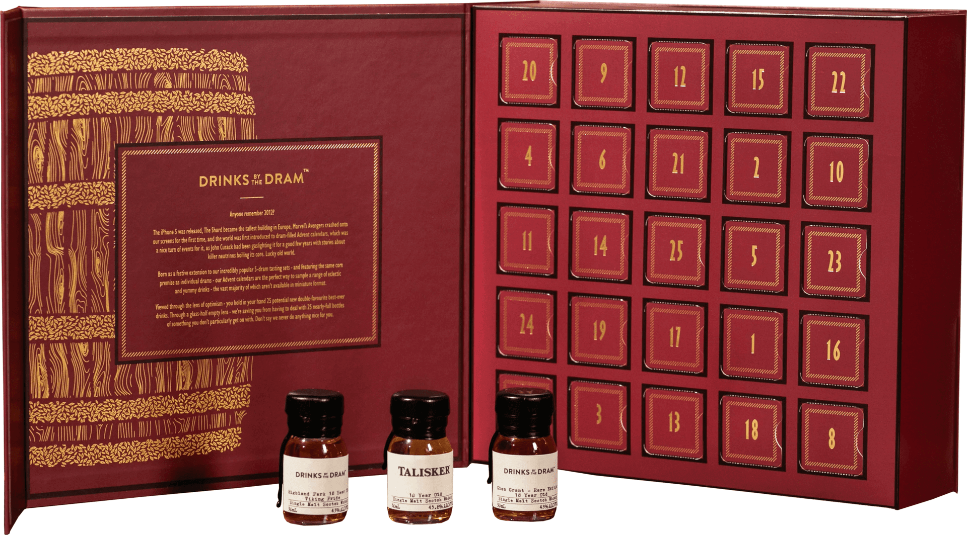 Whisky degustační adventní kalendář