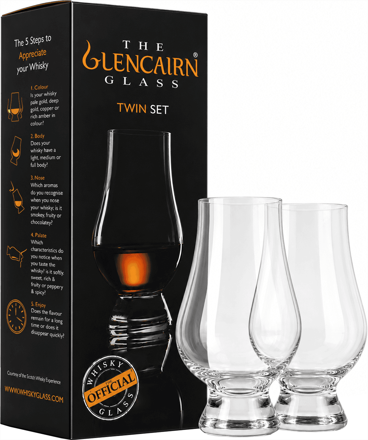Degustační sklenice Glencairn Twin Set