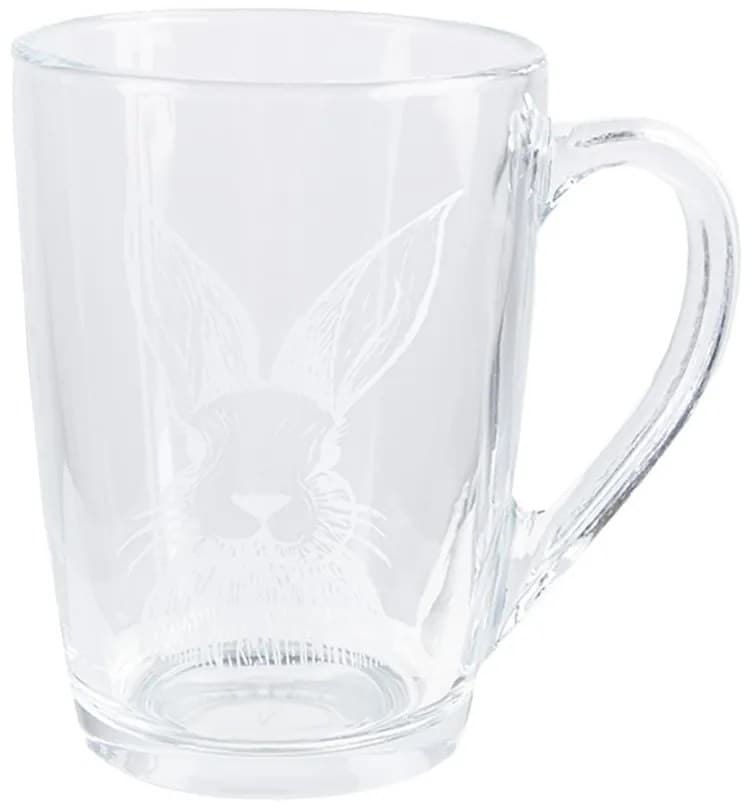 Čajová sklenice 300 ml Průhledný skleněný králičí hrnek na čaj - 11*8*11 cm / 300 ml - odporúčanie od Chytrej dárek (5 €)